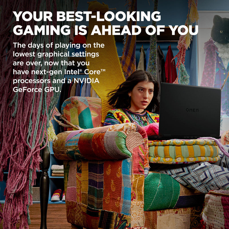 OMEN Transcend Laptop 16-u1047nr 16", Windows 11 Home,  Intel® Core™ i7, 32GB RAM, 1TB SSD, NVIDIA® GeForce RTX™ 4070, WQXGA, Shadow black - Image 2