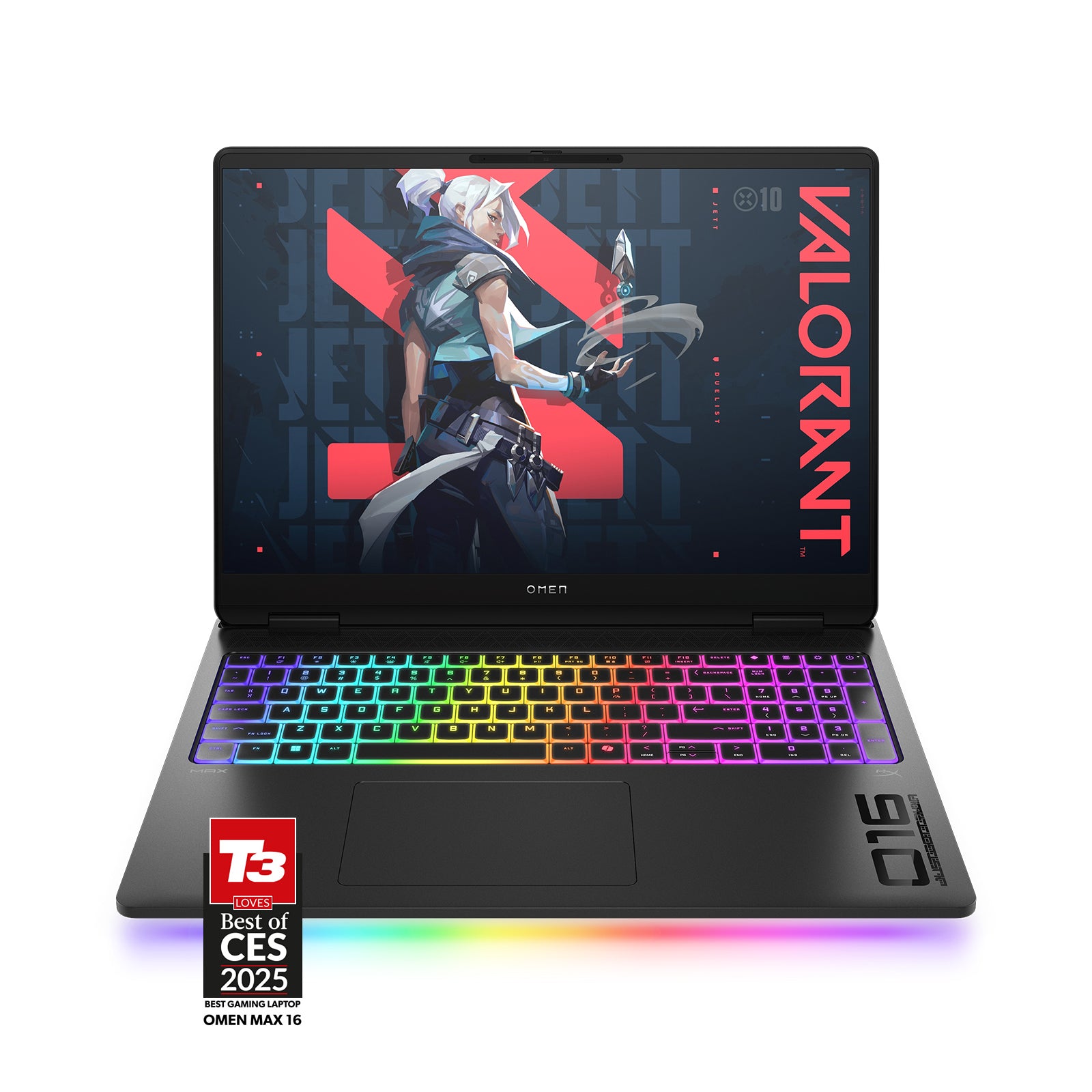 OMEN MAX Gaming Laptop 16-ah0097nr 16", Windows 11 Home, Intel® Core™ Ultra 9, 32GB RAM, 1TB SSD, NVIDIA® GeForce RTX™ 5080, WQXGA, Shadow black