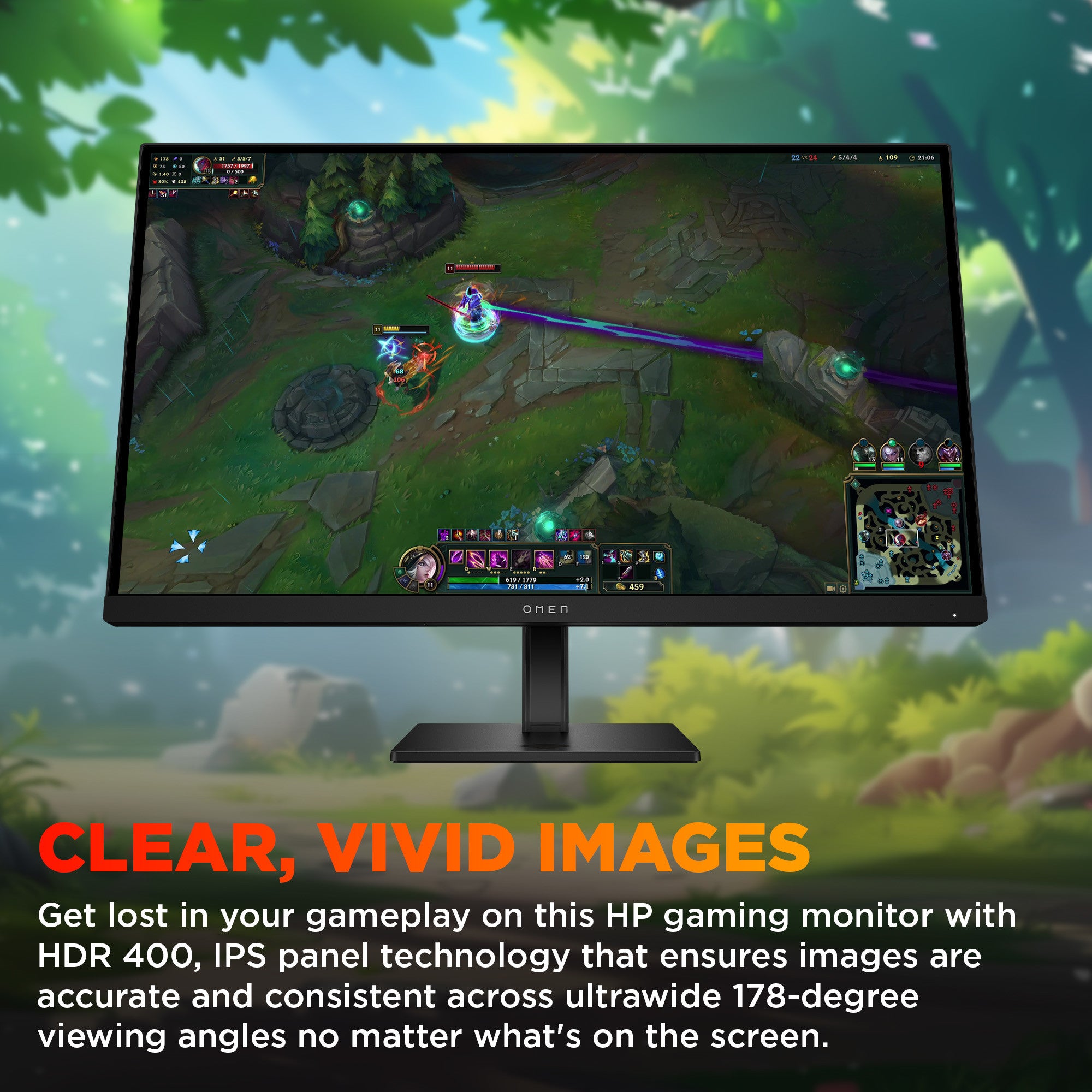 OMEN 27 inch QHD 180Hz Gaming Monitor - OMEN 27q G2 - Image 5