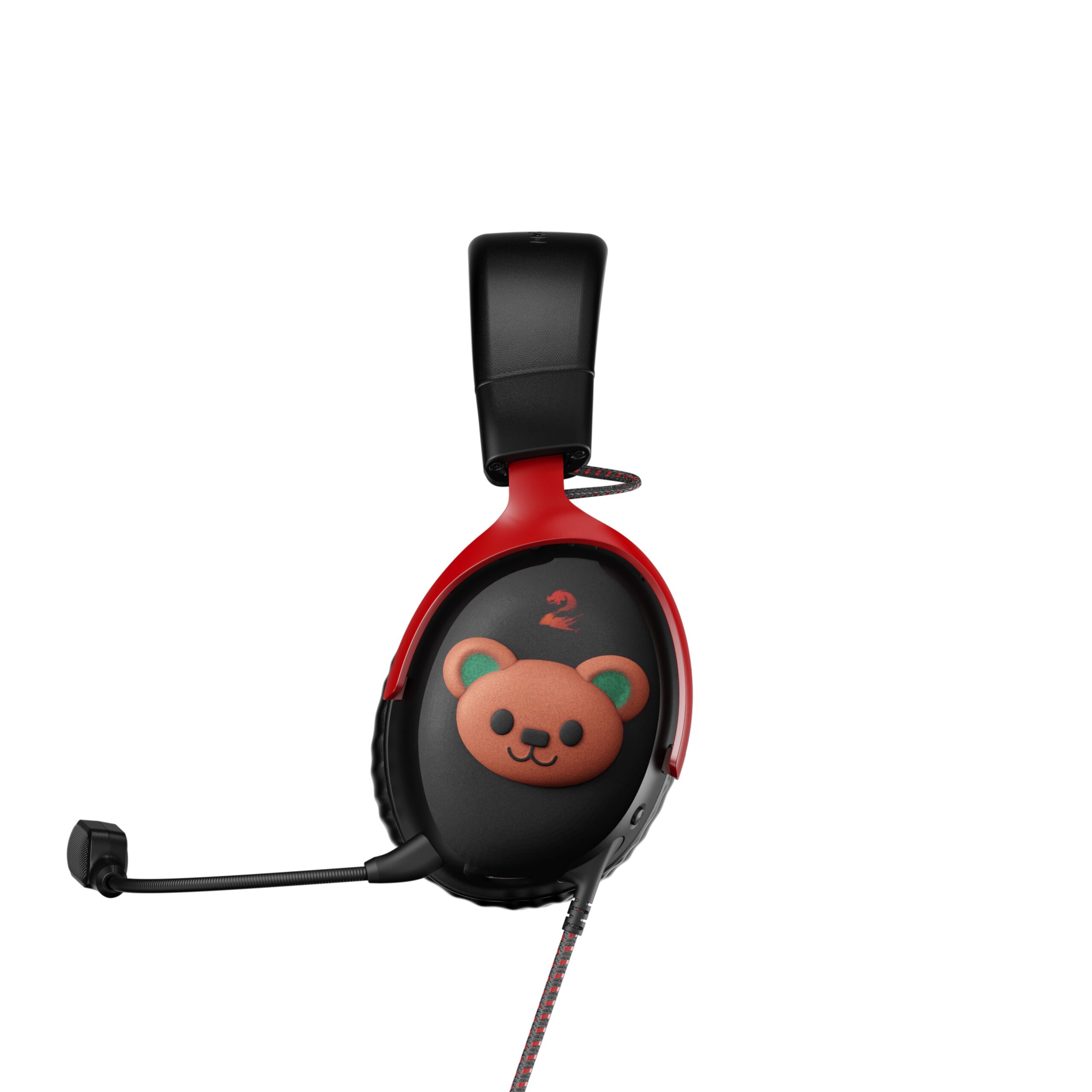 HyperX 3D x Guild Wars 2 - Plush Bear Headset Plates - Image 2