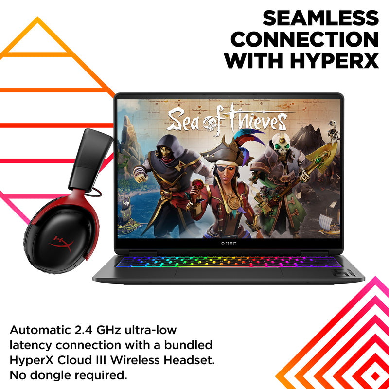 OMEN Transcend Laptop 14-fb0097nr 14", Windows 11 Home, Intel® Core™ Ultra 9, 32GB RAM, 2TB SSD, NVIDIA® GeForce RTX™ 4070, 3K, Shadow black - Image 5